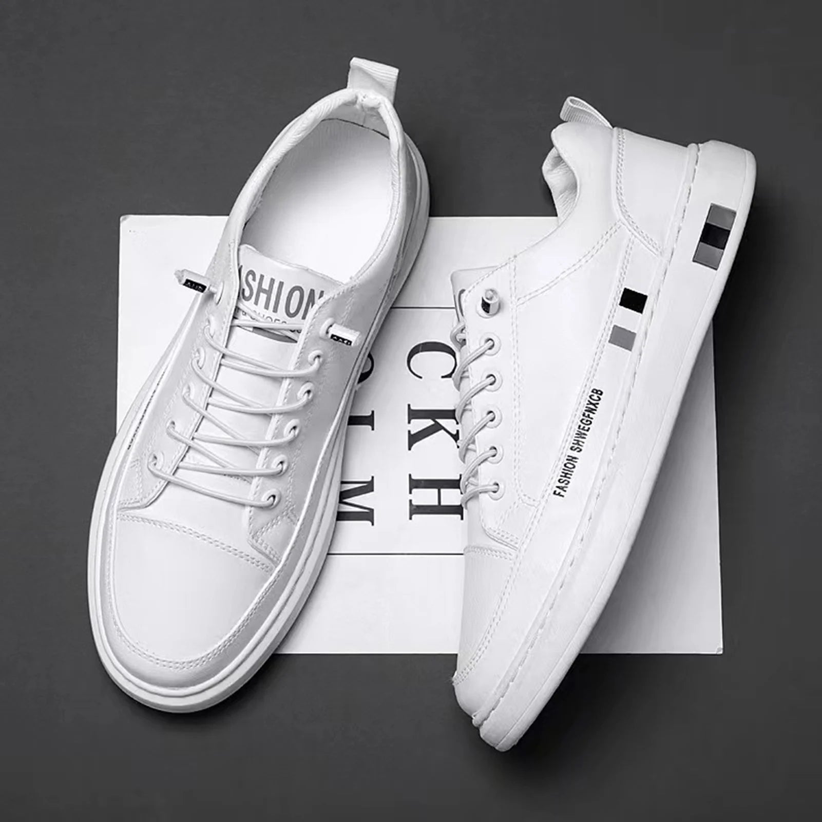 Tênis Masculino Casual em Couro Low-Cut - Marcel