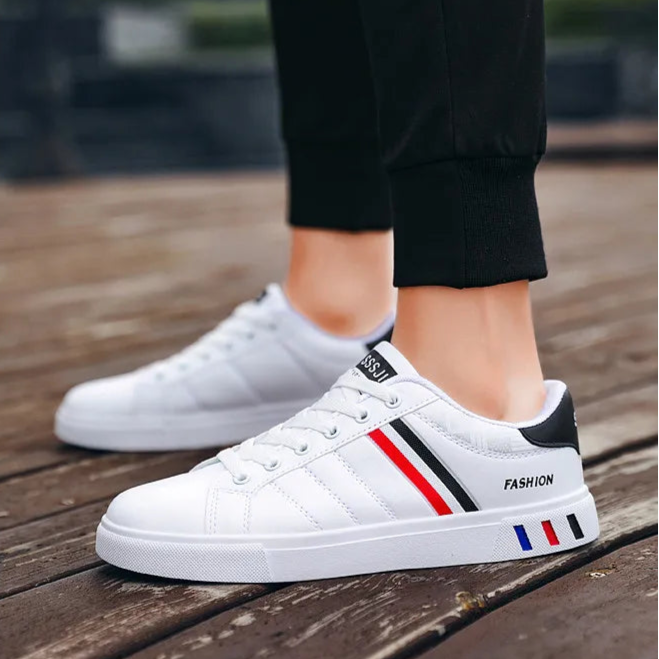 Tênis Masculino Casual em Couro - Laurent