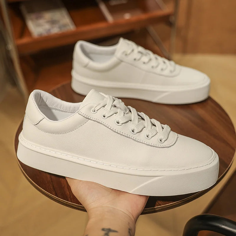 Tênis Masculino Casual em Couro Legítimo - Romano