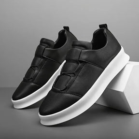 Tênis Masculino Casual Slip-On em Couro e Leve - Vittorio