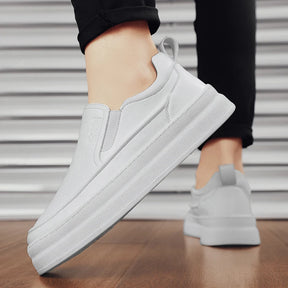 Tênis Masculino Slip-On Casual em Couro - Damien