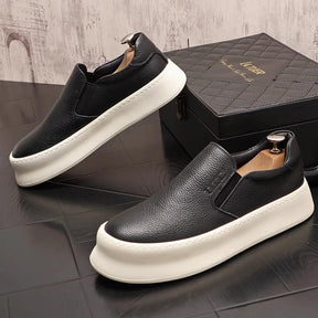 Mocassim Masculino Casual em Couro - Levi
