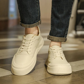 Tênis Masculino Casual em Couro e Confortável - Giulio