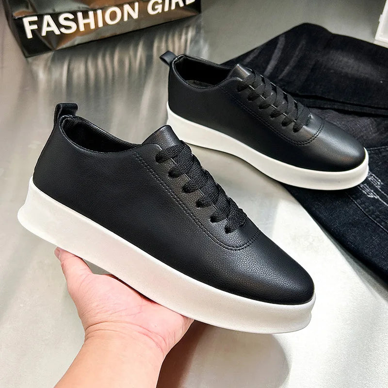 Tênis Masculino Casual em Couro - Fabian